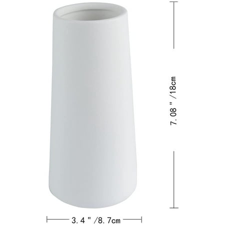 White Ceramic Vase Simple Home Decor Ornaments Desktop Tall Flower vase Fireplace Decoration White Ceramic Vase Simple Home Decor Ornaments Desktop Tall Flower vase Fireplace Decoration